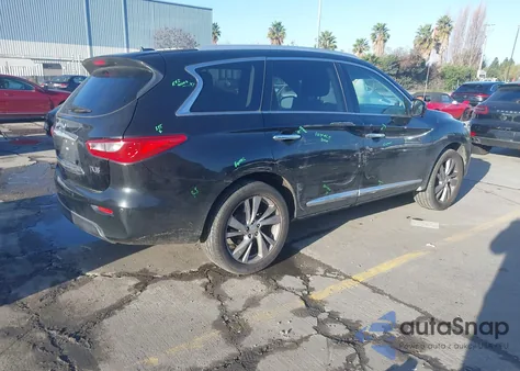 2013 Infiniti Jx35 z USA, uszkodzony, nr VIN 5N1AL0MN7DC328744